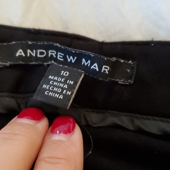 Andrew Marc Black Size 10 Pants - Picture 7 of 8